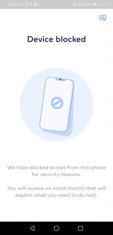 Monese blocked my account