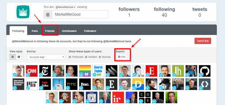 Twitter email addresses