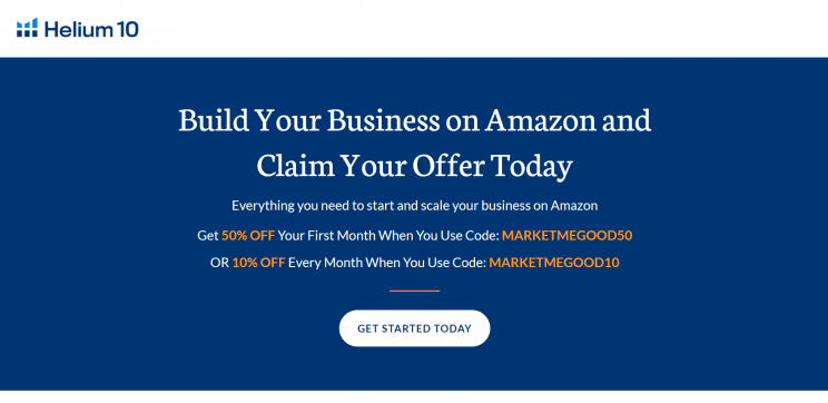 Helium 10 discount and promo code