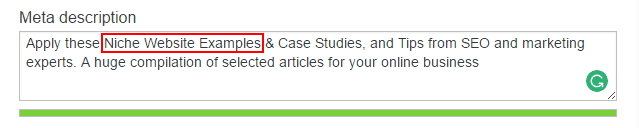Meta description